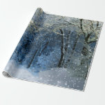 Magic Glittery Snö Wonderland Wrapping Papper Presentpapper<br><div class="desc">Föreställ er magin i en snö-fylld skog som glittrar med ljus och djupa blåsor i skuggade områden. Den här utformningen har en underbart upplyst scen i snö djupt i skogen tystnad - någonstans. #HolidayWrappingPaper #julWrap #FestiveGiftWrap #HolidayGiftWrap #julGiftWrap #WrapITUp #GiftWrapSeason #HolidayPackaging #julPresents #HolidayCheer #julVibes #WrappingPaperMagic #MerryAndBright HolidayGiftIdeas #julDecor #FestiveWrap #julPackaging #SeasonOfGiving...</div>