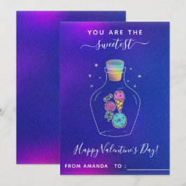 Magic Godisskål Kids School Valentine Day Cute Julkort