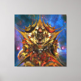 Magic Golden Star Canvastryck