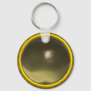 MAGIC GRÅTT AGATE GEM STONE NYCKELRING
