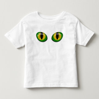 Magic Grönt Gult Cat Ögon Girl Småbarn Baby Kid T Shirt