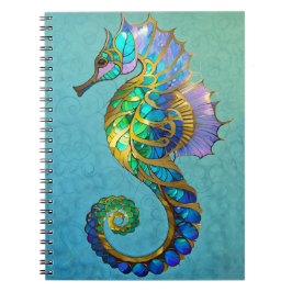 Magic Guld Gilded Seahorse Journal Anteckningsbok
