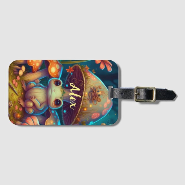 Magic gullgroda bagagebricka (Framsida horisontal)