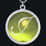 MAGIC GULT TOPAZ GEM STONE MONOGRAM SILVERPLÄTERAT HALSBAND<br><div class="desc">Elegant och unik design med gemstone. Mycket exakt modellering och rendering i 3D Studio Max av Bulgan Lumini .Part från serien Hyper Talismans.</div>