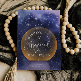 Magic Halloween Celestial Julhälsningar kort