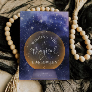 Magic Halloween Celestial Julhälsningar kort