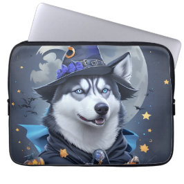 Magic Halloween Delight Hund Laptop Fodral