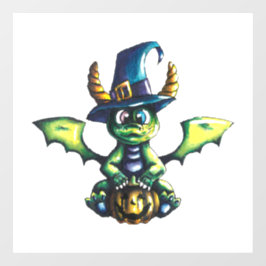 Magic Halloween Dragon Design