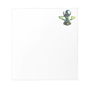 Magic Halloween Dragon Design Anteckningsblock