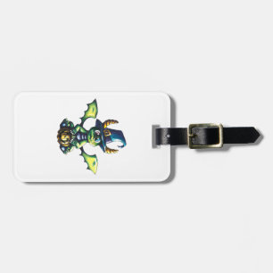 Magic Halloween Dragon Design Bagagebricka
