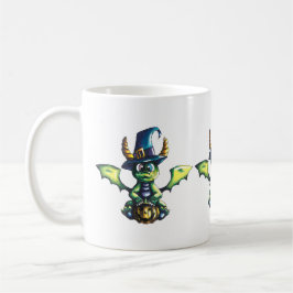 Magic Halloween Dragon Design Kaffemugg