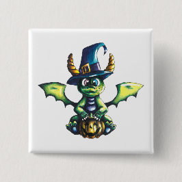 Magic Halloween Dragon Design Knapp