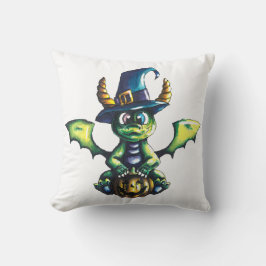 Magic Halloween Dragon Design Kudde