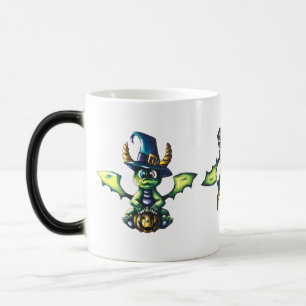 Magic Halloween Dragon Design Magisk Mugg