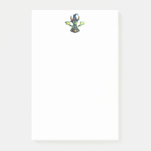 Magic Halloween Dragon Design Post-it Block
