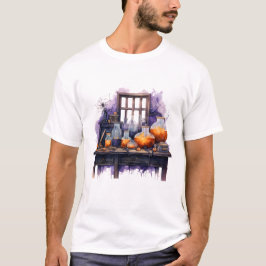 Magic Halloween Laboratory Equipment-presentations T Shirt