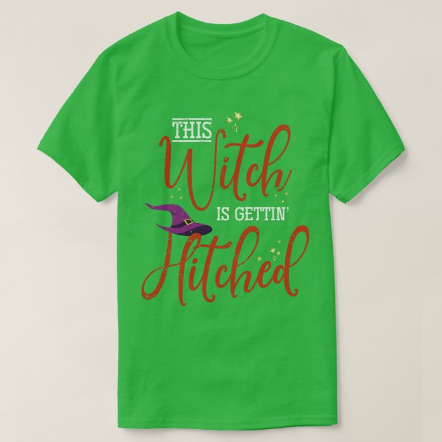 Magic Halloween Witch T Shirt (Design framsida)