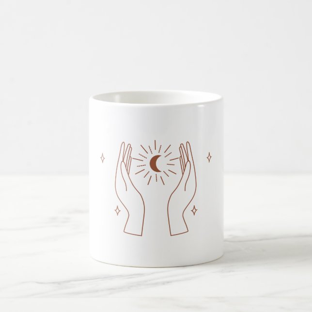 Magic Händer astrology vibes Kaffemugg (Center)