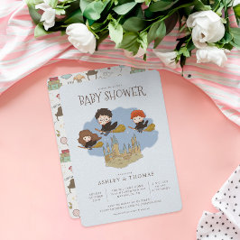 Magic Harry Potter and Hogwarts Baby Shower Inbjudningar