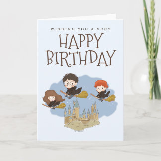 Magic Harry Potter and Hogwarts Birthday Kort