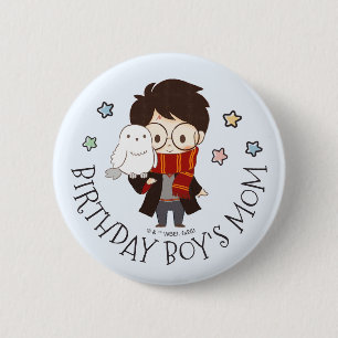 Magic HARRY POTTER™ och Hogwarts födelsedag Knapp