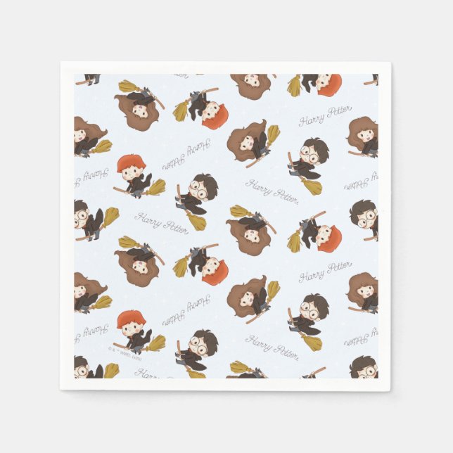 Magic HARRY POTTER™ och Hogwarts födelsedag Pappersservett (Framsidan)