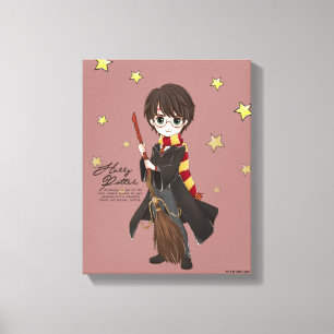 Magic HARRY POTTER™ Watercolor Canvastryck