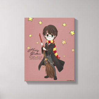 Magic HARRY POTTER™ Watercolor Canvastryck