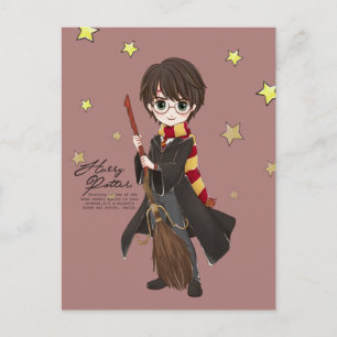 Magic HARRY POTTER™ Watercolor Inbjudan Vykort