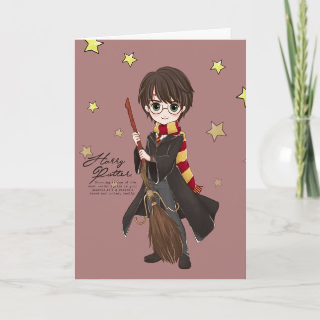 Magic HARRY POTTER™ Watercolor Kort (Framsida)