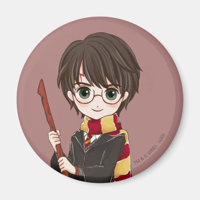 Magic HARRY POTTER™ Watercolor Magnet (Framsidan)