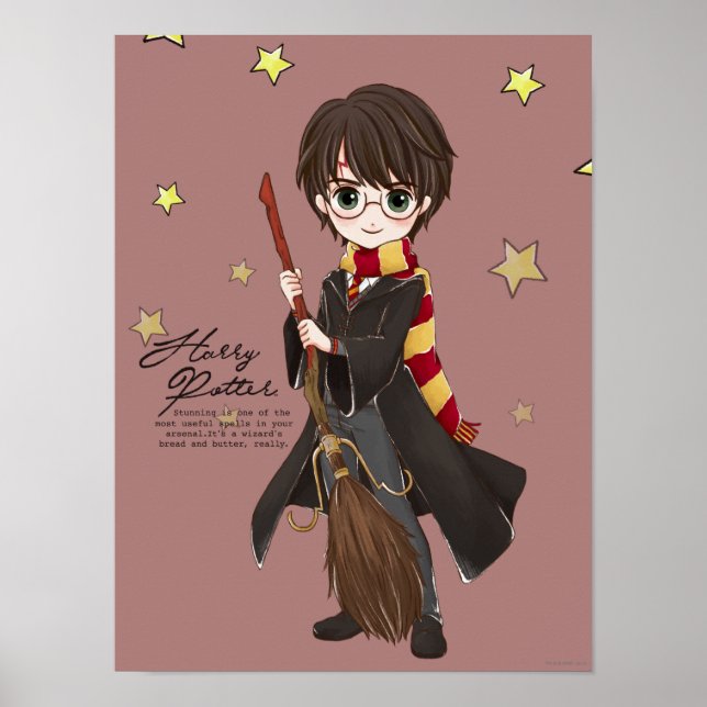 Magic HARRY POTTER™ Watercolor Poster (Framsidan)