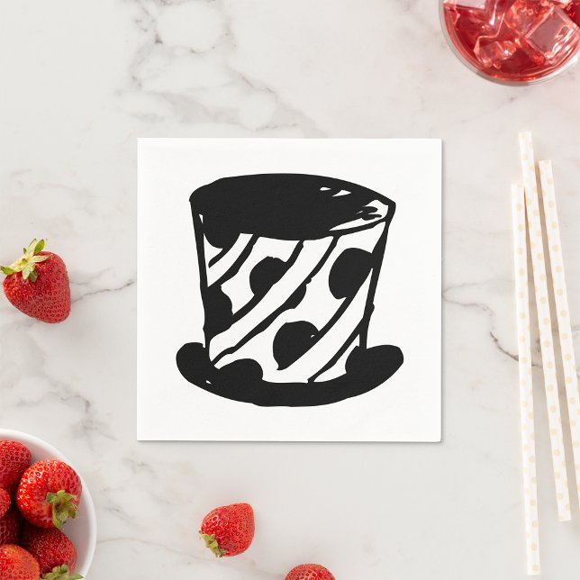 Magic Hat Papper Napkins Pappersservett (Skapare uppladdad)