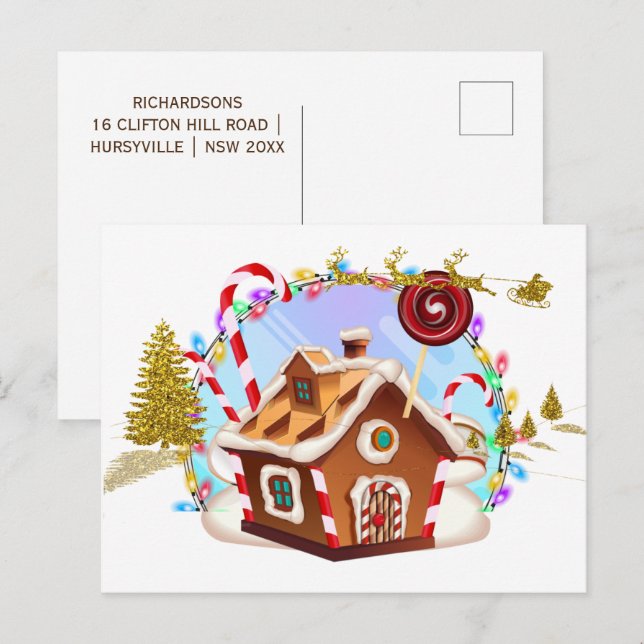 Magic Helgdag-vykort Helg Vykort (Fram/baksida)