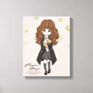 Magic Hermione Granger Watercolor Canvastryck