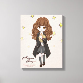 Magic Hermione Granger Watercolor Canvastryck