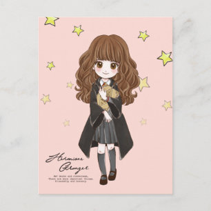 Magic Hermione Granger Watercolor Inbjudan Vykort