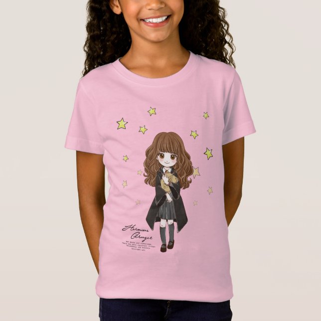 Magic Hermione Granger Watercolor T Shirt (Framsida)