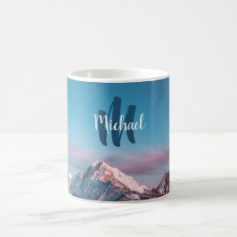 Magic himlar monogram berg Storžič Slovenien Kaffemugg