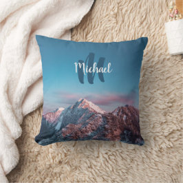 Magic himlar monogram berg Storžič Slovenien Kudde