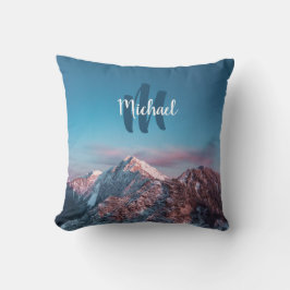 Magic himlar monogram berg Storžič Slovenien Kudde