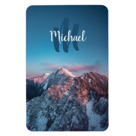 Magic himlar monogram berg Storžič Slovenien Magnet