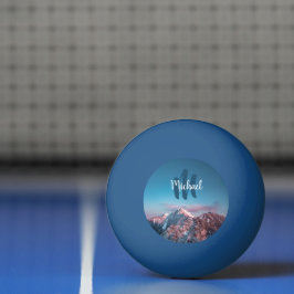 Magic himlar monogram berg Storžič Slovenien Pingisboll
