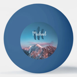 Magic himlar monogram berg Storžič Slovenien Pingisboll