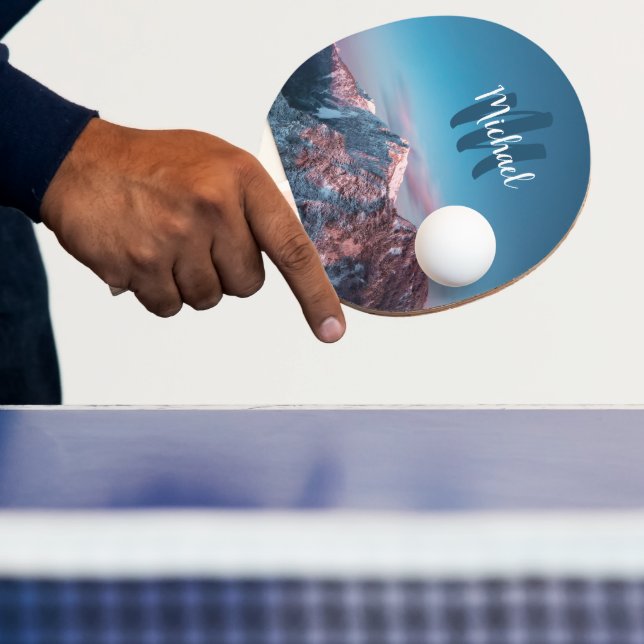 Magic himlar monogram berg Storžič Slovenien Pingisracket (Insitu)