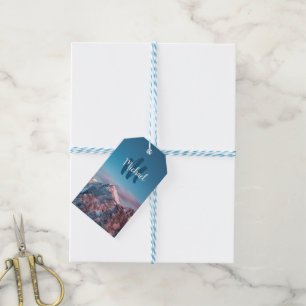 Magic himlar monogram berg Storžič Slovenien Presentetikett