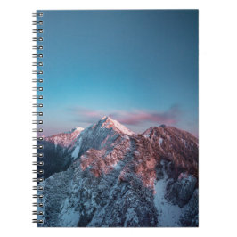 Magic himlar ovanför Storžič, Slovenien Anteckningsbok