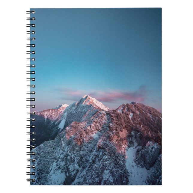 Magic himlar ovanför Storžič, Slovenien Anteckningsbok (Framsidan)