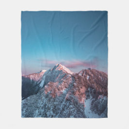 Magic himlar ovanför Storžič, Slovenien Fleecefilt