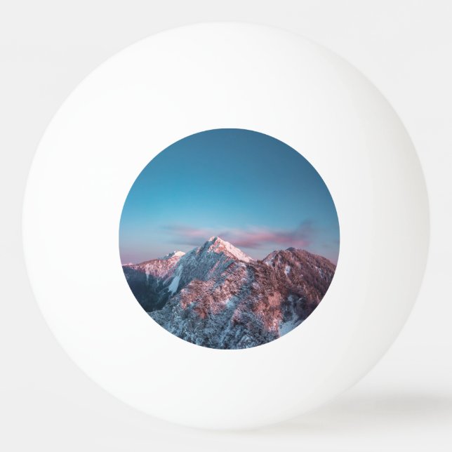 Magic himlar ovanför Storžič, Slovenien Pingisboll (Framsidan)